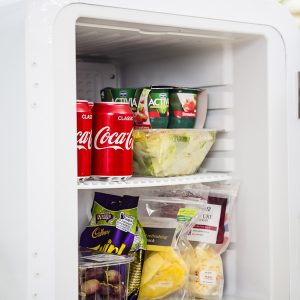 Retro Mini Fridge - White - Image 5